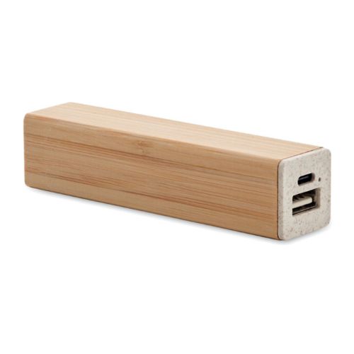 Powerbank with bamboo housing - Image 2